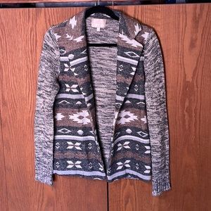 Skies are Blue sweater blazer